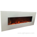 Wood Fireplace Electric Heater With Imitation Log